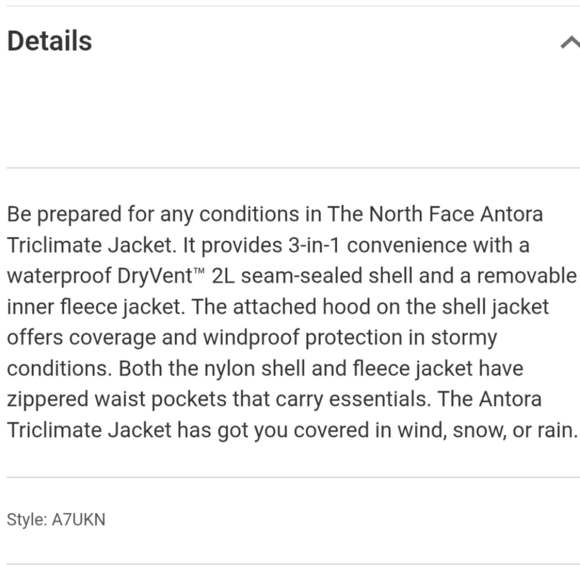 The North Face Antora Triclimate Jacket Size Small DryVent Mint Black Womens - Picture 3 of 16